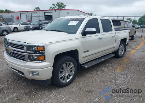 2015 Chevrolet Silverado 1500 High Country z USA, uszkodzony, nr VIN 3GCUKTEC4FG306252
